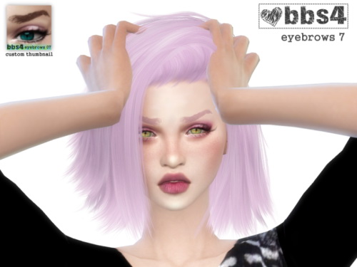 Sims 4 Denim Shorts & Crop Tops + 6 eyebrows + 3 CAS Screens at bbs4