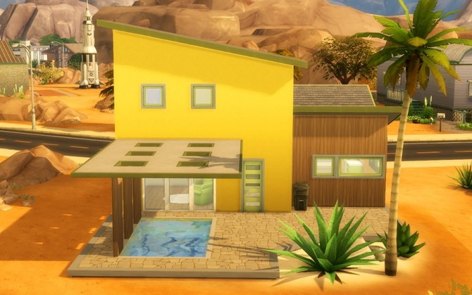 Sims 4 Oasis Starter house by ranyrandolff at ihelensims