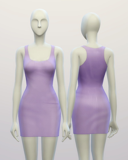 Sims 4 Basic dress M III at Rusty Nail