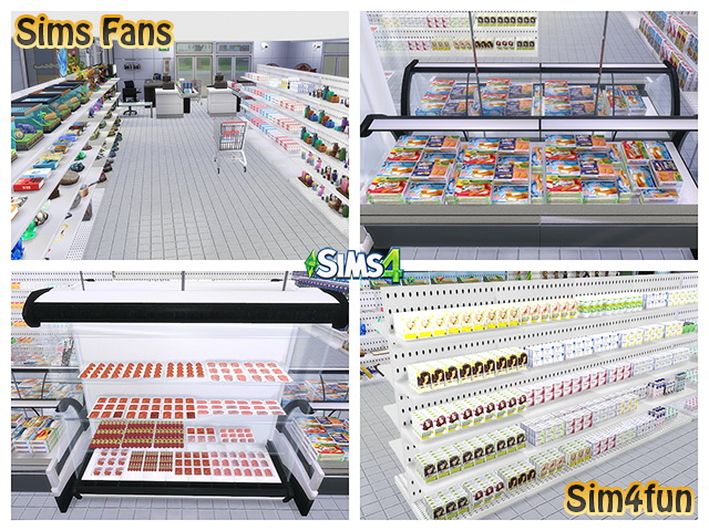Sims 4 SimSuperMarket by Sim4fun at Sims Fans