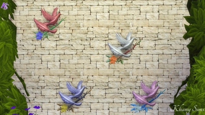 Sims 4 Pigeon wall decor at Khany Sims