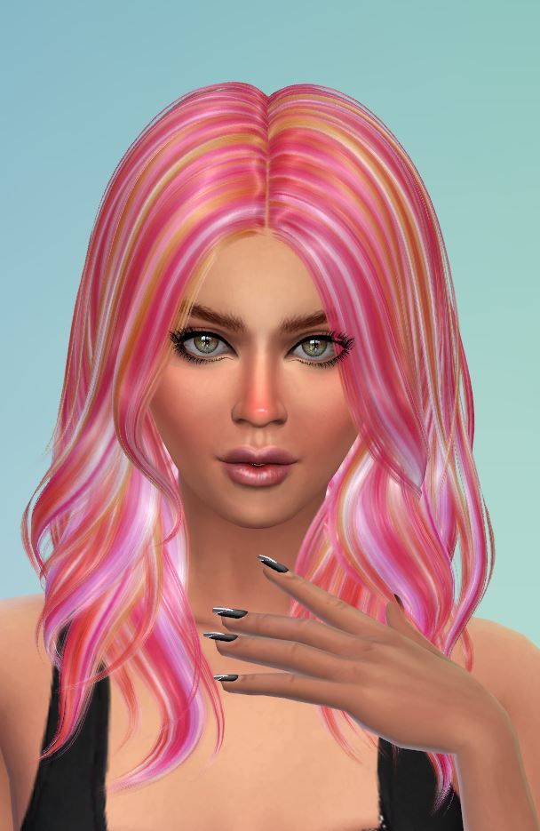 Sims 4 39 Re colors of Nightcrawler AF Hair Turn It Up by Pinkstorm25 at Mod The Sims