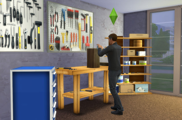 Sims 4 DIY Sims Corner at pqSims4