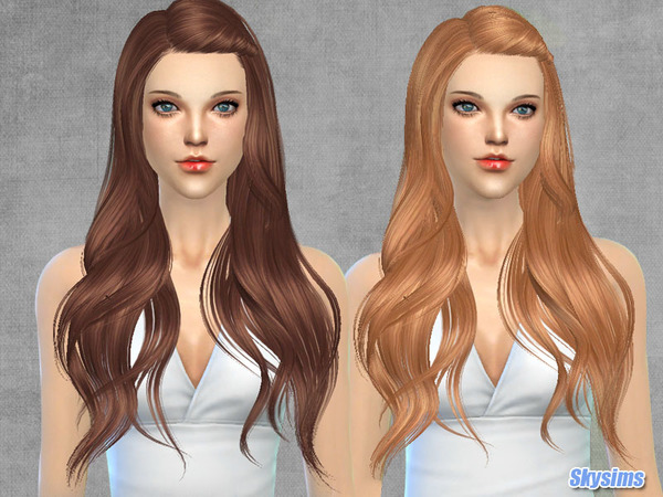 Sims 4 Amy hair 157 by Skysims at TSR