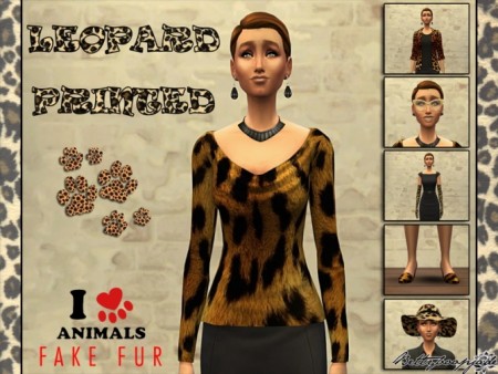 Animal print collection by Bettyboopjade at Sims Artists