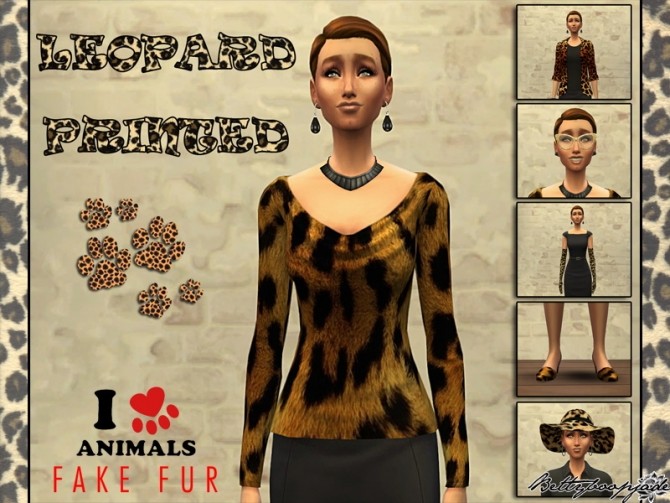 Sims 4 Animal print collection by Bettyboopjade at Sims Artists