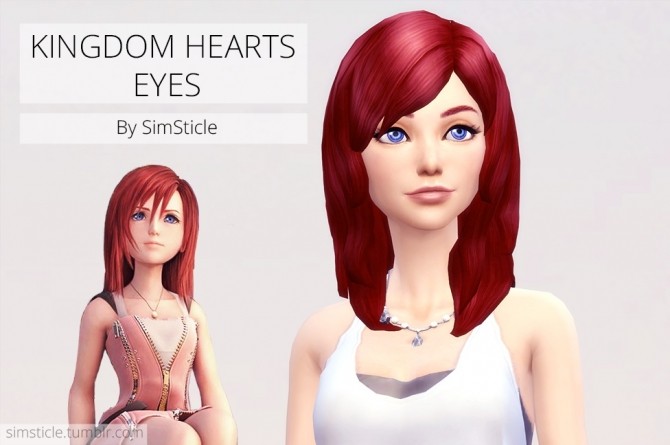 Sims 4 KINGDOM HEARTS EYES at SimSticle