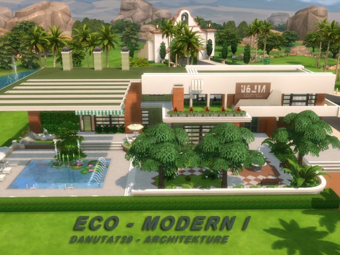 Sims 4 ECO modern I by Danuta720 at TSR