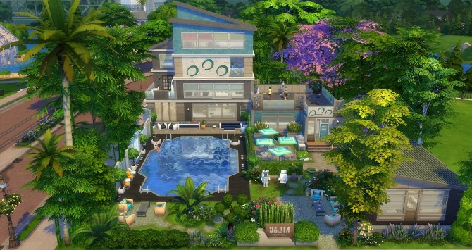 Sims 4 Ondine Centre de Thalassothérapie (Spa) at Studio Sims Creation