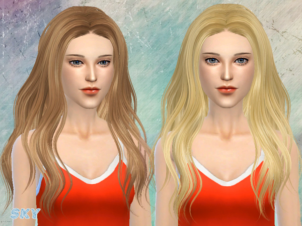 Sims 4 Hair 197lo by Skysims at TSR