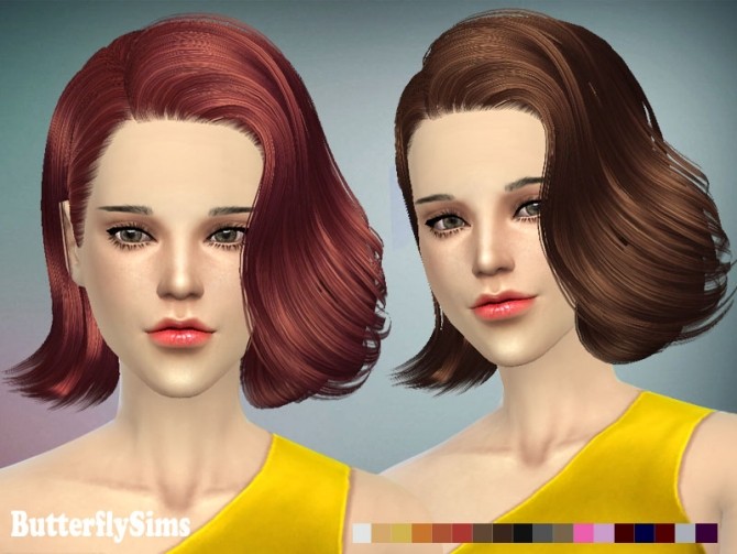 Sims 4 B fly hair 086 (Free) at Butterfly Sims