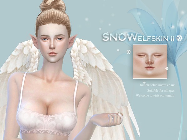 Sims 4 Snow Elf skintones all age II by S Club at TSR
