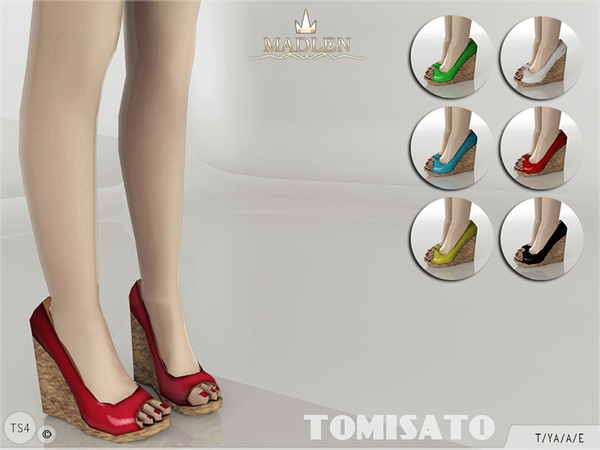 Sims 4 Madlen Tomisato Shoes by MJ95 at TSR