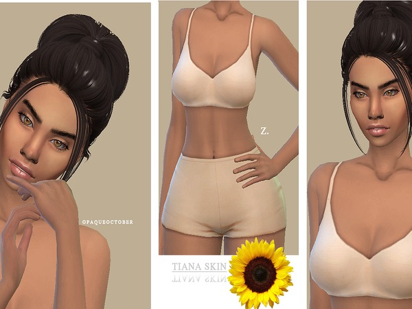 Sims 4 Tiana Skin by OpaqueOctober at TSR