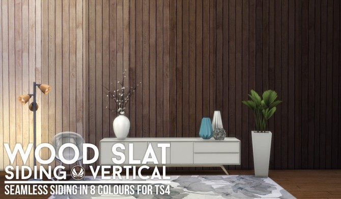 Sims 4 Wood Slat Flooring and Walls at Simsational Designs