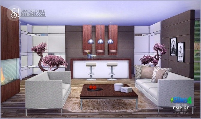 Sims 4 Empire livingroom at SIMcredible! Designs 4