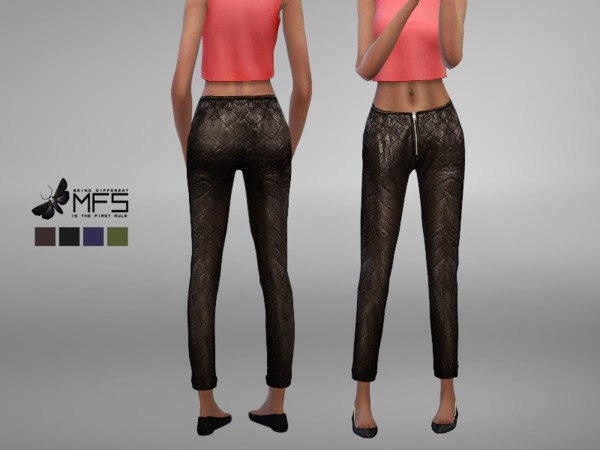Sims 4 MFS Leona Pants by MissFortune at TSR