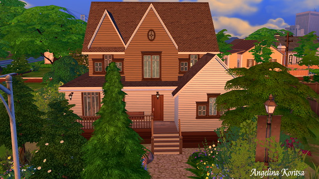 Sims 4 House on the outskirts at Angelina Koritsa