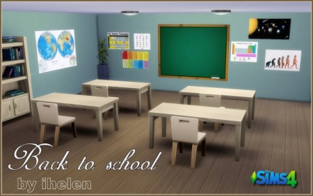 Back to school Stickers at ihelensims » Sims 4 Updates