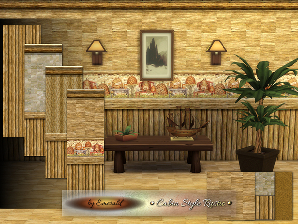 Sims 4 Cabin Style Rustic by emerald at TSR