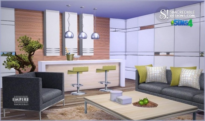 Sims 4 Empire livingroom at SIMcredible! Designs 4