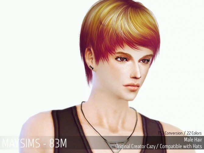 Sims 4 Hair 83M at May Sims