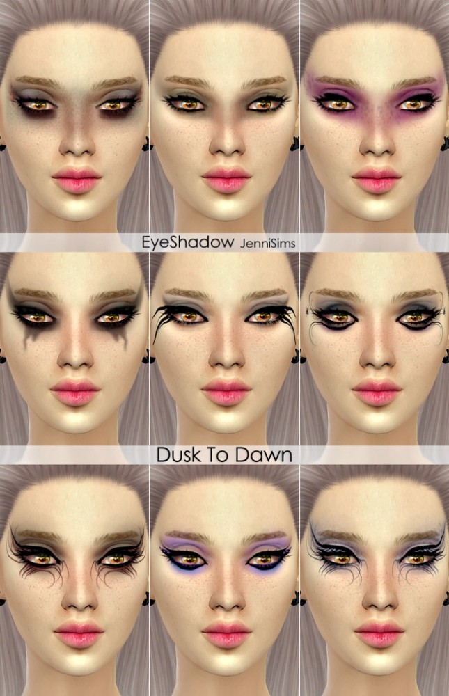 Sims 4 Dusk To Dawn EyeShadow at Jenni Sims