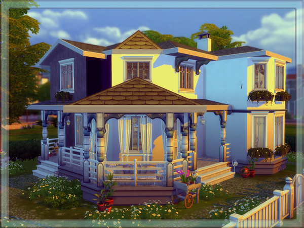 Sims 4 V | 10 Fully Furnished house by Vidia at TSR