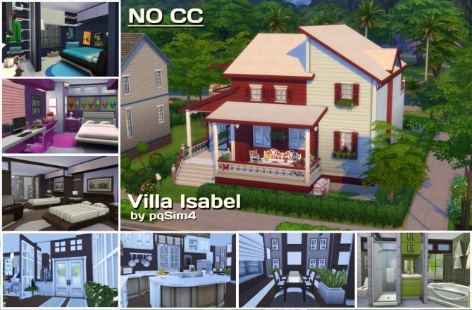Sims 4 Villa Isabel by Mary Jiménez at pqSims4
