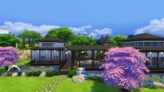 Sims 4 Sakuras Inn & Spa by RayanStar at Mod The Sims