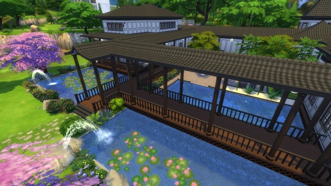 Sims 4 Sakuras Inn & Spa by RayanStar at Mod The Sims