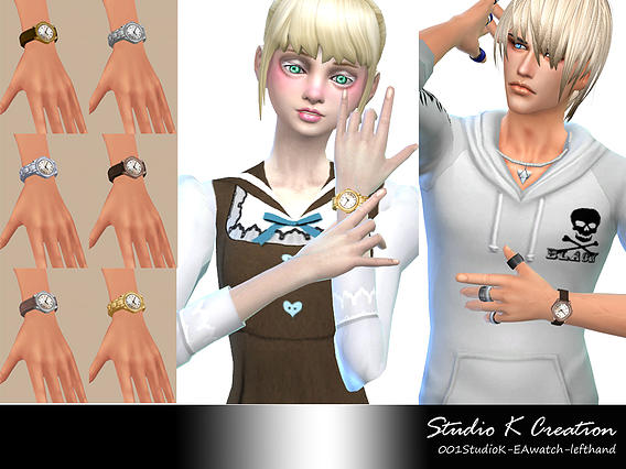 Sims 4 Left hand watch at Studio K Creation