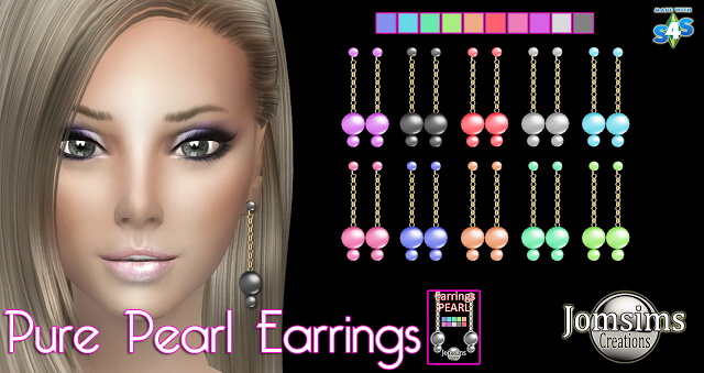 Sims 4 Renata earrings and necklace at Jomsims Creations