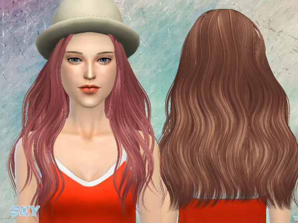Sims 4 Hair 197lo by Skysims at TSR