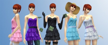 Short Frilly Dress by Supercalifragilistic at Mod The Sims