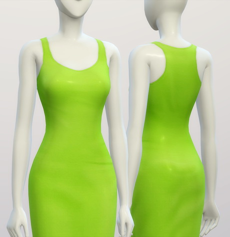 Sims 4 Basic pencil dress 2 at Rusty Nail