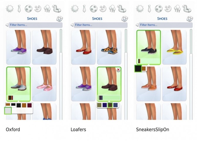 Sims 4 Shoe Equality for Girls (Base Game) by plasticbox at Mod The Sims