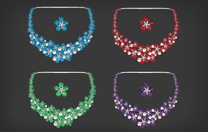 Sims 4 Lana Jewelry Set (Fixed) at Lunararc