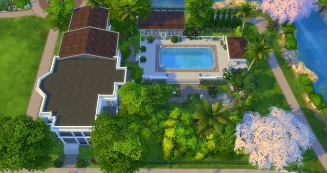 Sims 4 Mayfair house by Angerouge at Studio Sims Creation