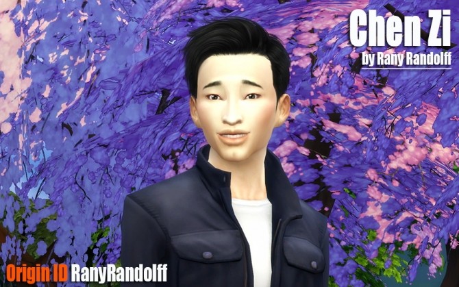 Sims 4 Chen Zi by Rany Randolff at ihelensims