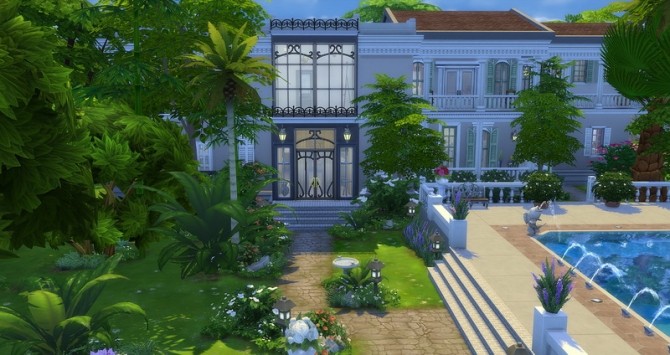 Sims 4 Mayfair house by Angerouge at Studio Sims Creation