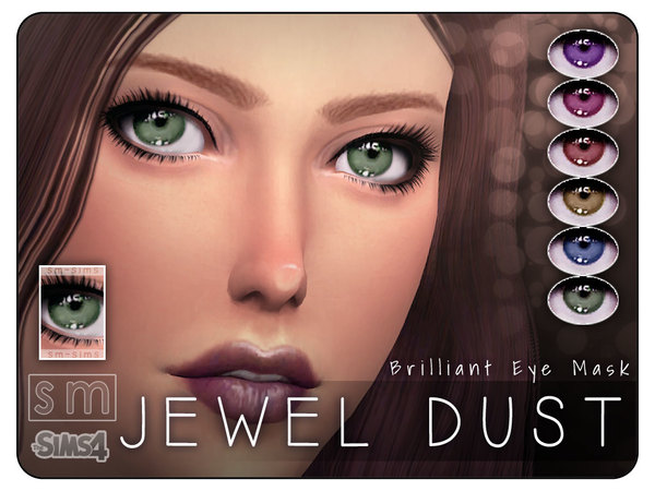 Sims 4 Jewel Dust Brilliant Eye Mask by Screaming Mustard at TSR