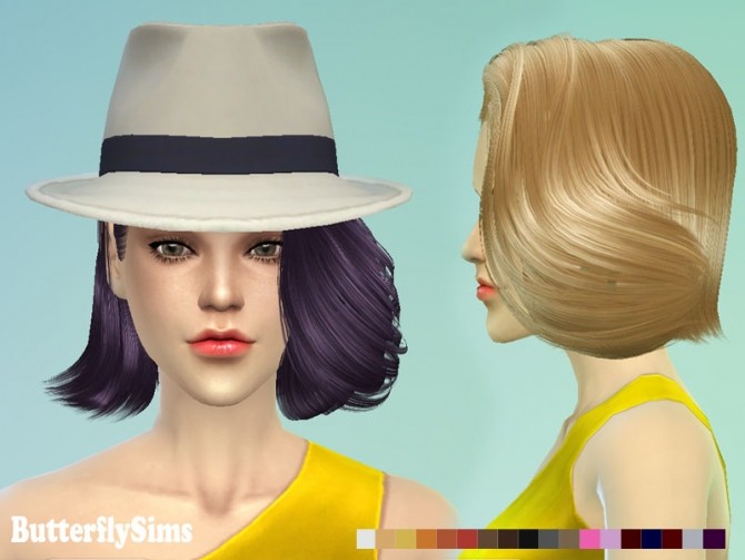 Sims 4 B fly hair 086 (Free) at Butterfly Sims