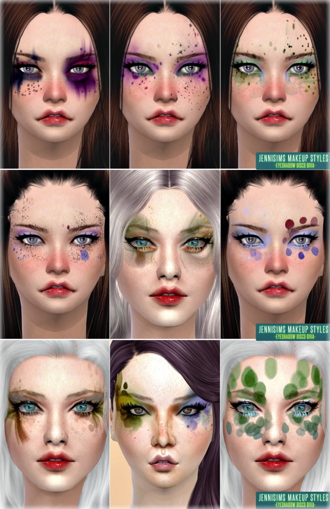 Makeup Styles Disco Diva Fantasy Eyeshadow At Jenni Sims Sims 4 Updates