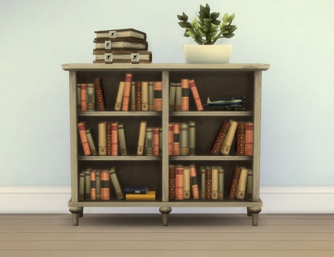 Sims 4 Another Caress Bookcase by plasticbox at Mod The Sims