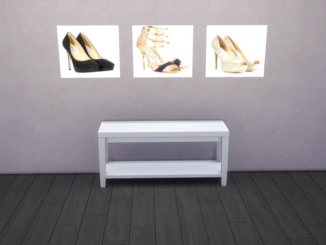 Sims 4 Shoes paintings at Mermaid88