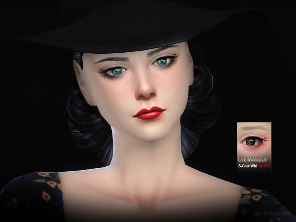 Sims 4 Eye makeup 01 by S Club WM at TSR
