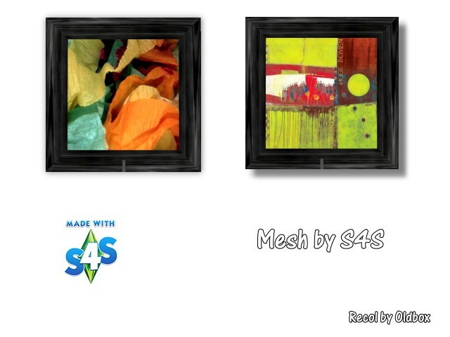 Sims 4 10 paintings by Oldbox at All 4 Sims