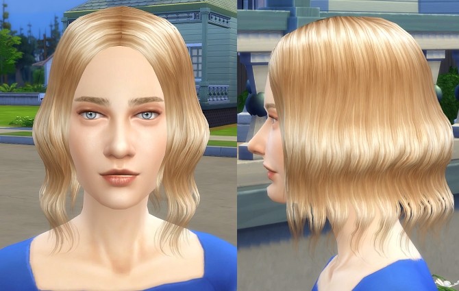 Sims 4 Eleina female hair at Lunararc