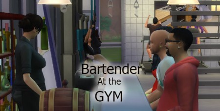Bartender At The Gym by arkeus17 at Mod The Sims
